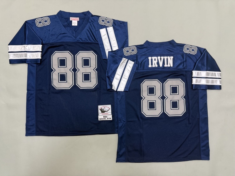 Men 2025 Nike Dallas Cowboys #88 Irvin Blue Throwback Limited NFL Jersey 003->dallas cowboys->NFL Jersey
